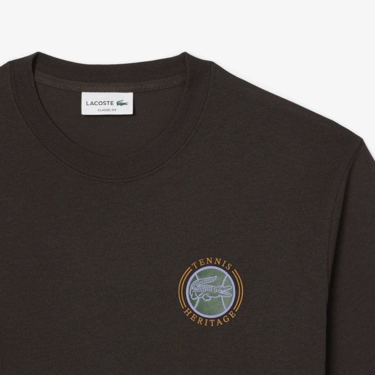 Мужская футболка Lacoste Classic Fit из органического хлопка Мужская футболка Lacoste Classic Fit из органического хлопка