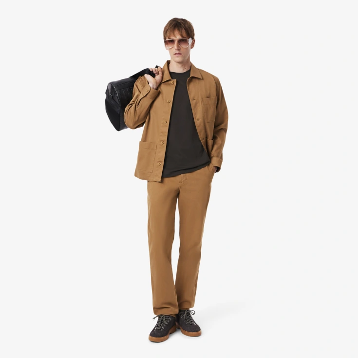 Мужская футболка Lacoste Classic Fit из органического хлопка Мужская футболка Lacoste Classic Fit из органического хлопка