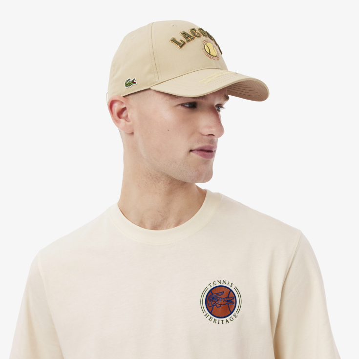 Мужская футболка Lacoste Classic Fit из органического хлопка Мужская футболка Lacoste Classic Fit из органического хлопка