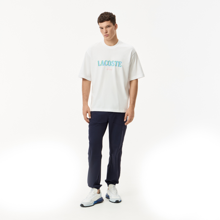 Мужская футболка Lacoste Loose Fit из органического хлопка Мужская футболка Lacoste Loose Fit из органического хлопка
