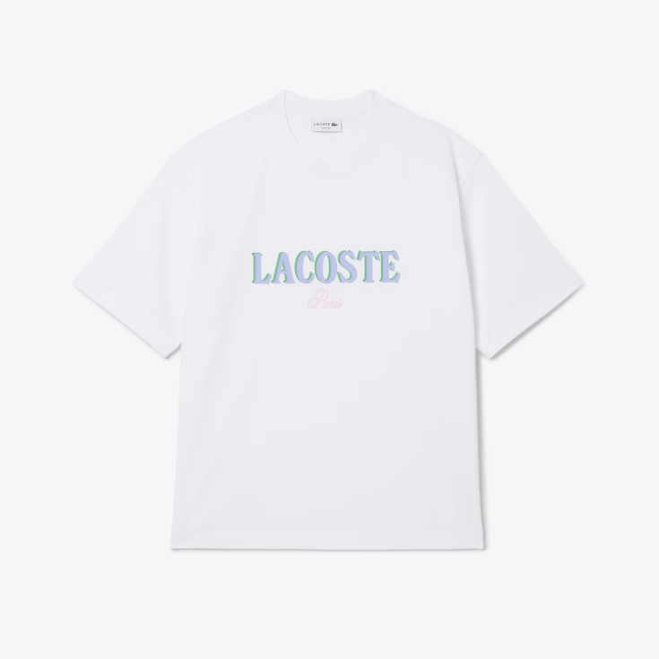 Мужская футболка Lacoste Loose Fit из органического хлопка Мужская футболка Lacoste Loose Fit из органического хлопка
