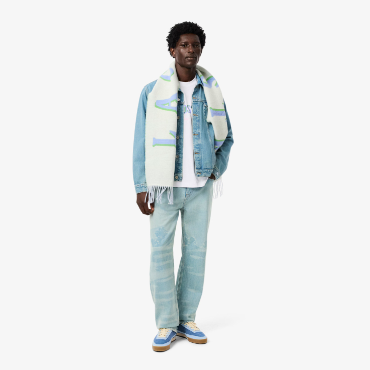 Мужская футболка Lacoste Loose Fit из органического хлопка Мужская футболка Lacoste Loose Fit из органического хлопка