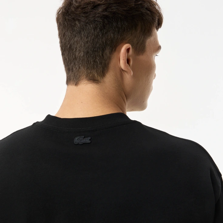 Мужская футболка Lacoste Loose Fit из органического хлопка Мужская футболка Lacoste Loose Fit из органического хлопка