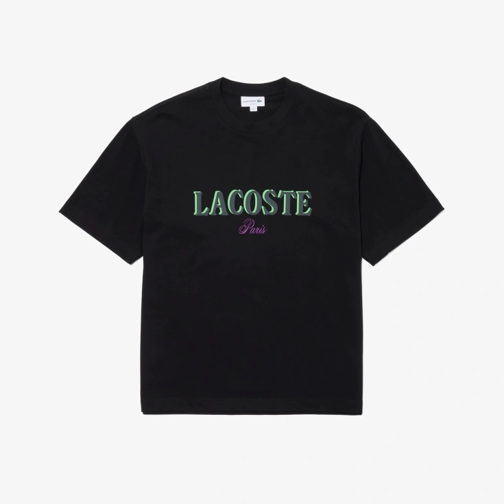 Мужская футболка Lacoste Loose Fit из органического хлопка Мужская футболка Lacoste Loose Fit из органического хлопка