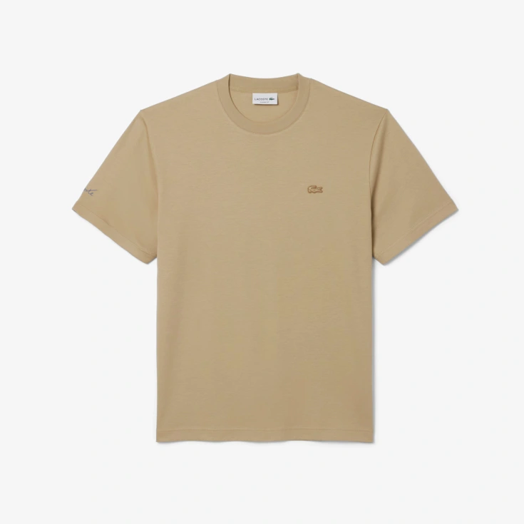 Мужская хлопковая футболка Lacoste Мужская хлопковая футболка Lacoste