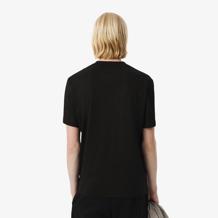 Мужская хлопковая футболка Lacoste Мужская хлопковая футболка Lacoste