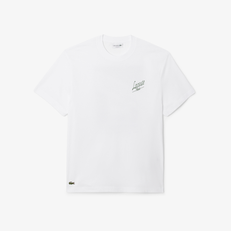 Мужская хлопковая футболка Lacoste Classic Fit Мужская хлопковая футболка Lacoste Classic Fit