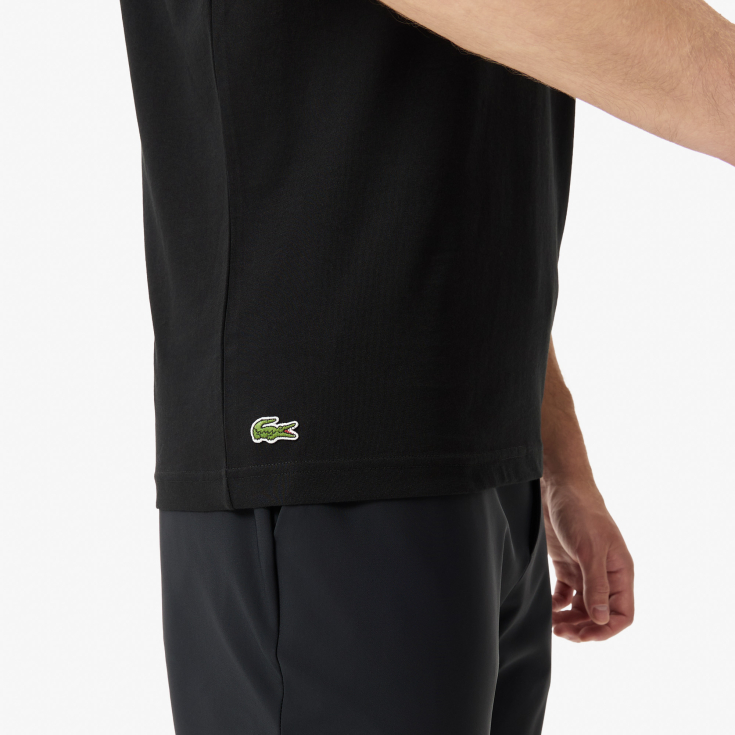 Мужская хлопковая футболка Lacoste Classic Fit Мужская хлопковая футболка Lacoste Classic Fit