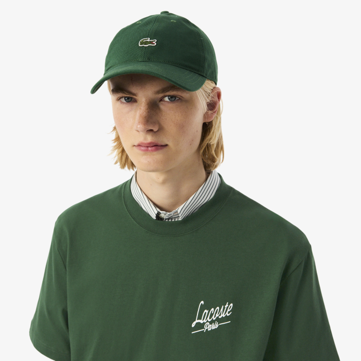 Мужская хлопковая футболка Lacoste Classic Fit Мужская хлопковая футболка Lacoste Classic Fit