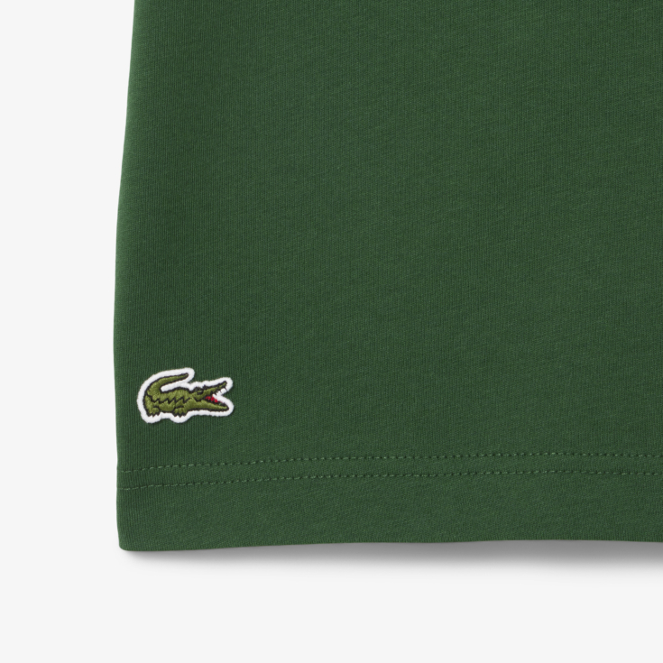 Мужская хлопковая футболка Lacoste Classic Fit Мужская хлопковая футболка Lacoste Classic Fit