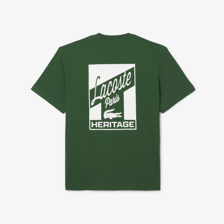 Мужская хлопковая футболка Lacoste Classic Fit Мужская хлопковая футболка Lacoste Classic Fit