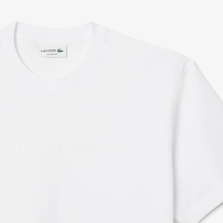 Мужская хлопковая футболка Lacoste Мужская хлопковая футболка Lacoste