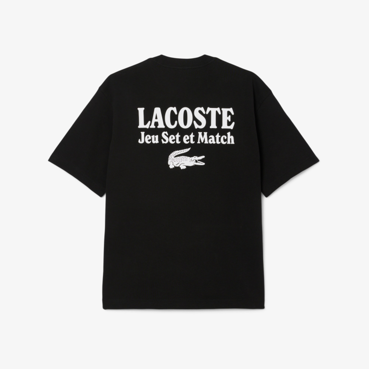 Мужская футболка Lacoste Loose Fit из органического хлопка Мужская футболка Lacoste Loose Fit из органического хлопка