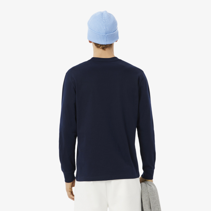 Мужской лонгслив Lacoste из хлопка Мужской лонгслив Lacoste из хлопка