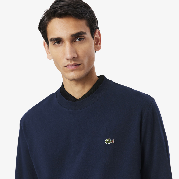 Мужской лонгслив Lacoste из хлопка Мужской лонгслив Lacoste из хлопка