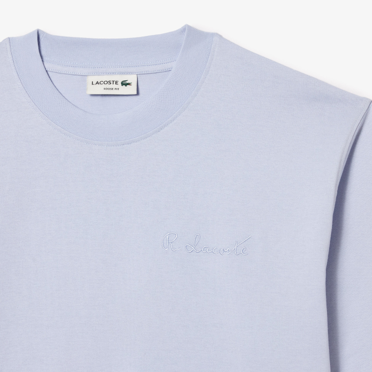 Мужская хлопковая футболка Lacoste Мужская хлопковая футболка Lacoste