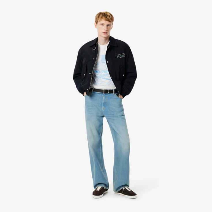 Мужская хлопковая футболка Lacoste Мужская хлопковая футболка Lacoste