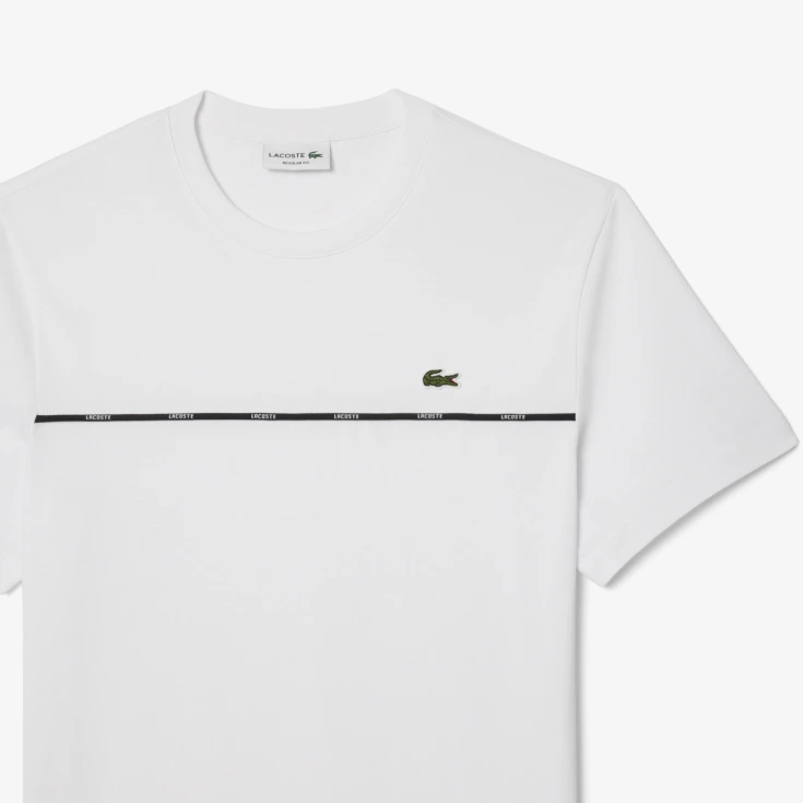 Мужская футболка Lacoste из хлопка Мужская футболка Lacoste из хлопка