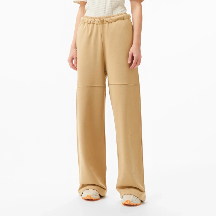 Женские прямые спортивные брюки Lacoste с высокой талией Женские прямые спортивные брюки Lacoste с высокой талией