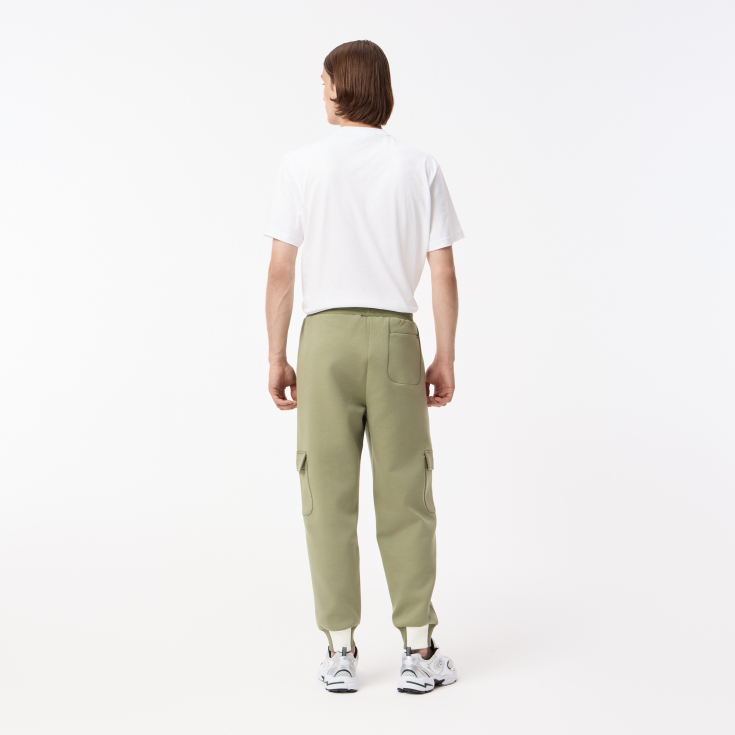 Мужские спортивные брюки Lacoste из эластичного хлопка Мужские спортивные брюки Lacoste из эластичного хлопка