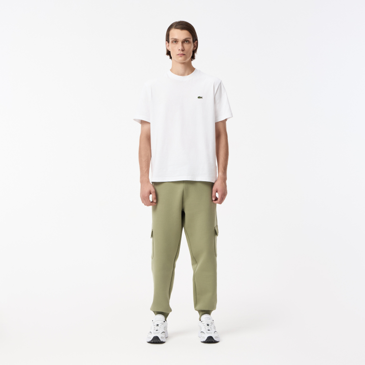 Мужские спортивные брюки Lacoste из эластичного хлопка Мужские спортивные брюки Lacoste из эластичного хлопка