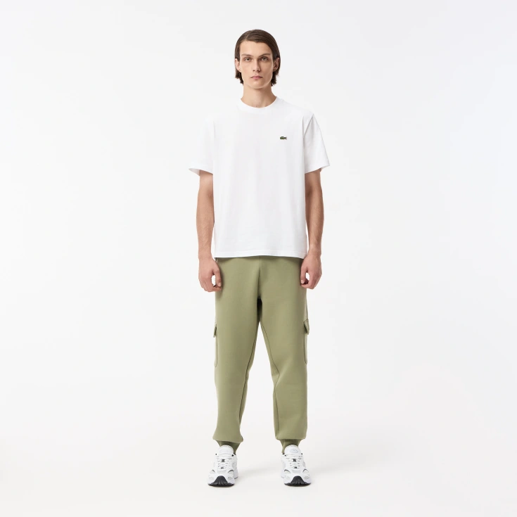 Мужские спортивные брюки Lacoste из эластичного хлопка Мужские спортивные брюки Lacoste из эластичного хлопка