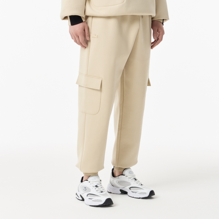 Мужские спортивные брюки Lacoste из эластичного хлопка Мужские спортивные брюки Lacoste из эластичного хлопка