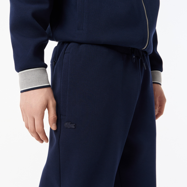 Мужские спортивные брюки Lacoste из эластичного хлопка Мужские спортивные брюки Lacoste из эластичного хлопка