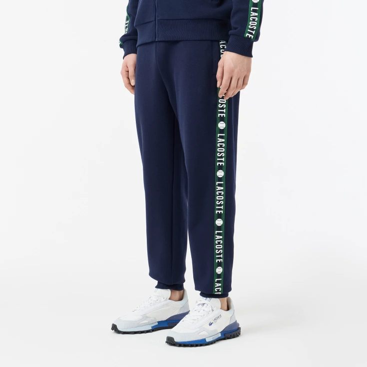 Мужские спортивные брюки Lacoste из эластичного хлопка Мужские спортивные брюки Lacoste из эластичного хлопка