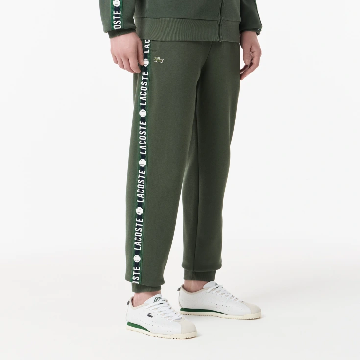 Мужские спортивные брюки Lacoste из эластичного хлопка Мужские спортивные брюки Lacoste из эластичного хлопка