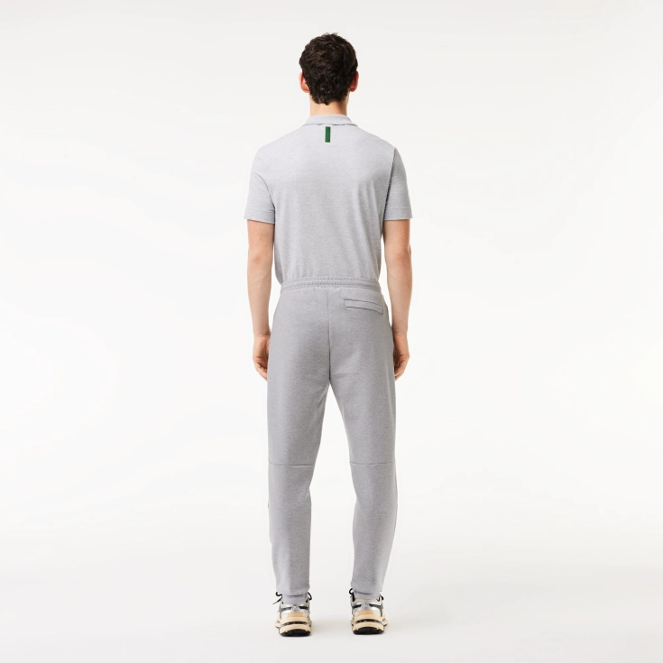 Мужские брюки Lacoste SPORT из меланжевой смеси хлопка Мужские брюки Lacoste SPORT из меланжевой смеси хлопка