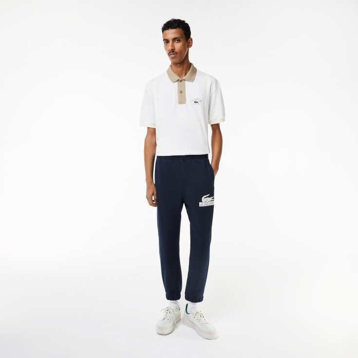 Мужские спортивные брюки Lacoste Relaxed Fit из хлопка Мужские спортивные брюки Lacoste Relaxed Fit из хлопка