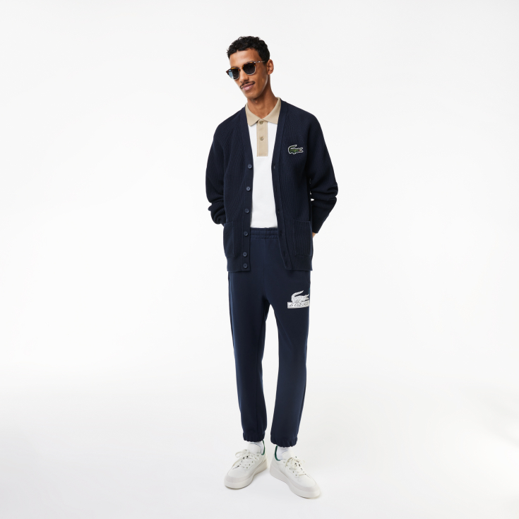 Мужские спортивные брюки Lacoste Relaxed Fit из хлопка Мужские спортивные брюки Lacoste Relaxed Fit из хлопка