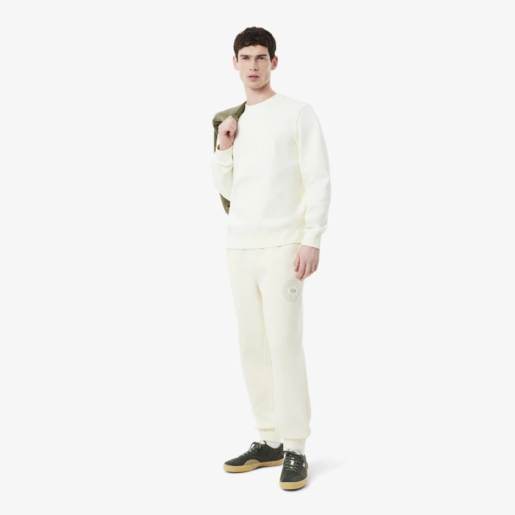 Мужские спортивные брюки Lacoste из смеси органического хлопка Мужские спортивные брюки Lacoste из смеси органического хлопка