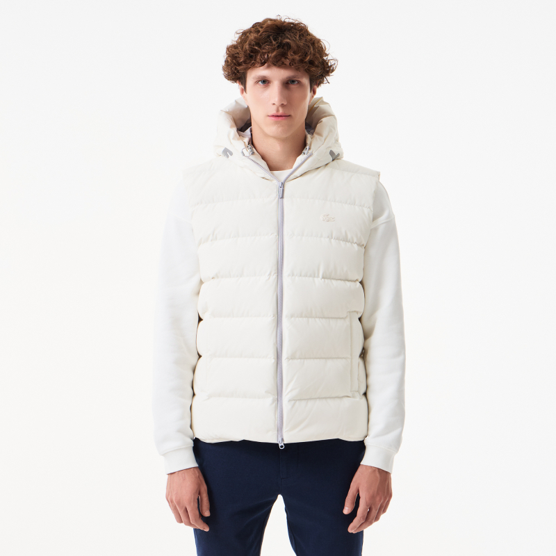 Мужской утеплённый стёганый жилет Lacoste с капюшоном, Белый
Мужской утеплённый стёганый жилет Lacoste с капюшоном, Белый
