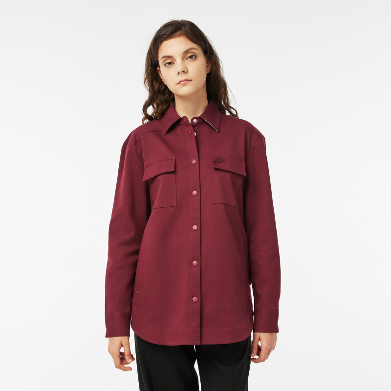 Женская рубашка Lacoste из смеси хлопка, Красный
Женская рубашка Lacoste из смеси хлопка, Красный