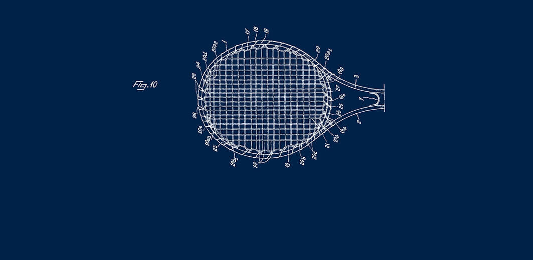 Стальная теннисная ракетка