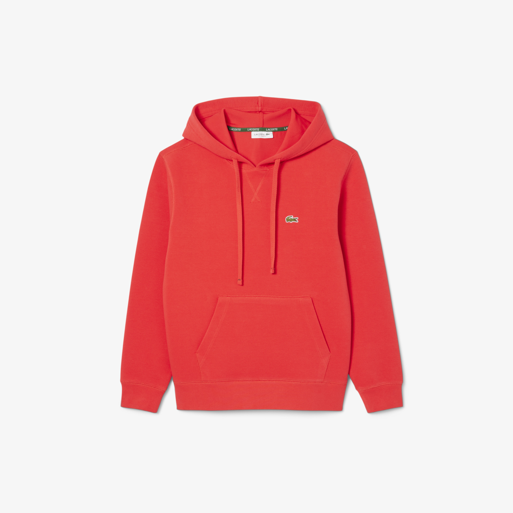 Женская толстовка Lacoste с капюшоном #SF8346 YZP-зелёный