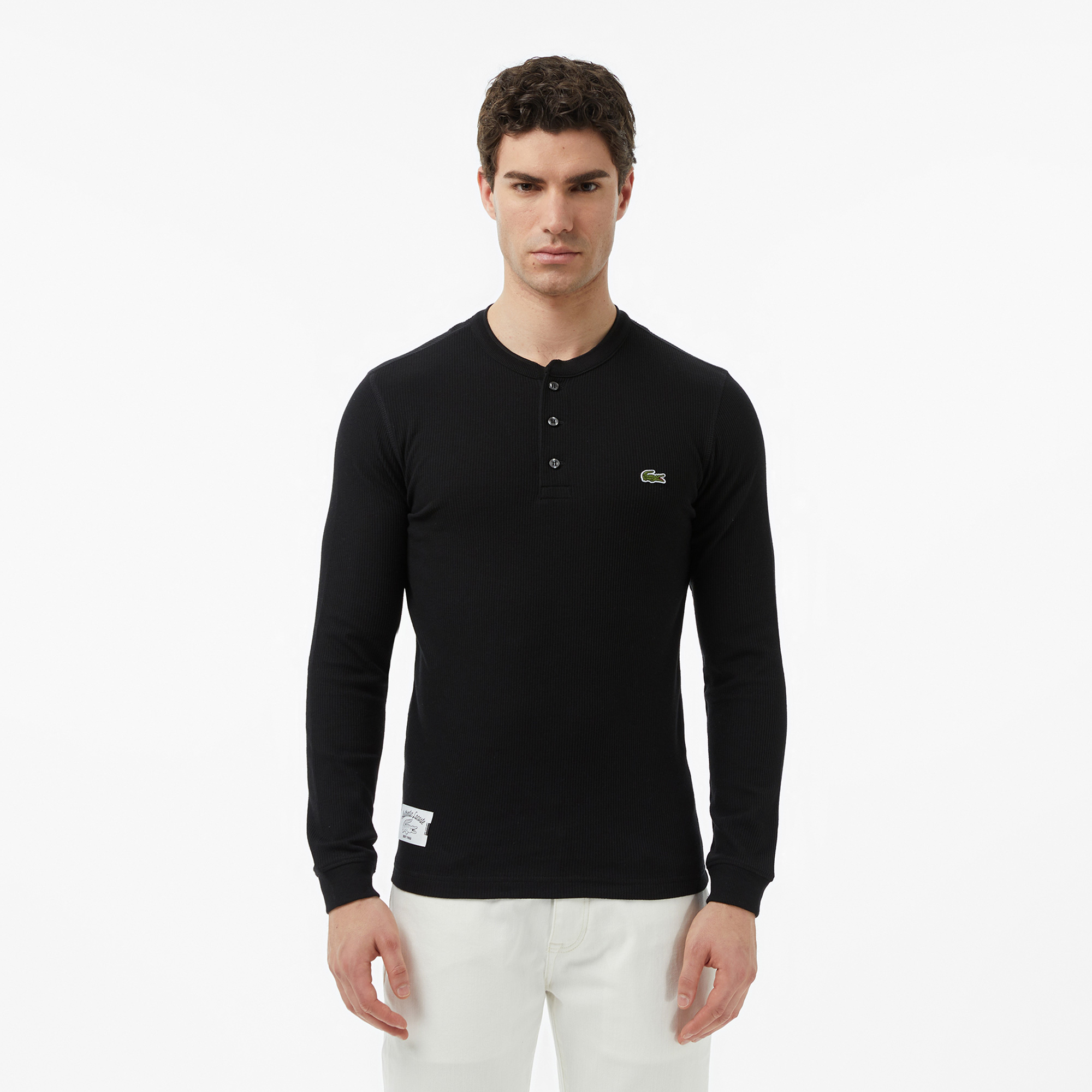 Мужская футболка Lacoste, черный, арт. TH0035