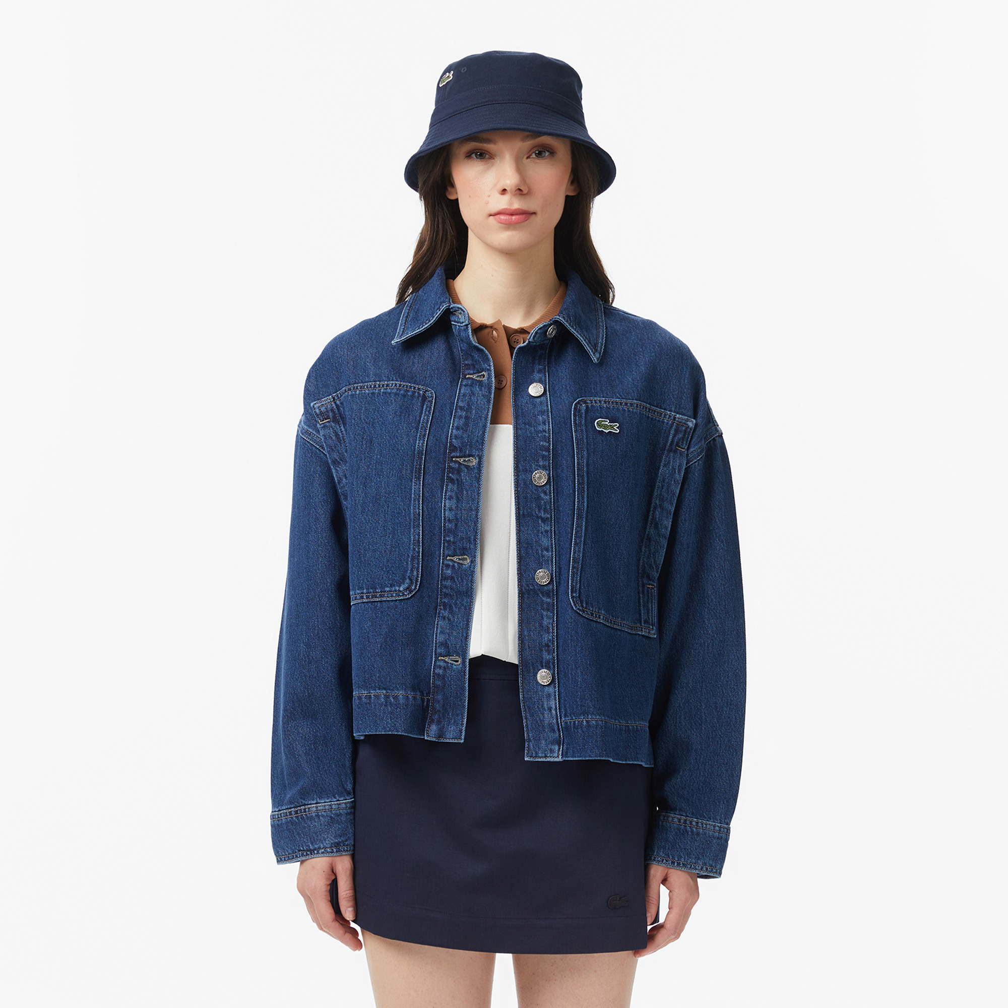 Рубашка женская Lacoste, синий, арт. CF0613