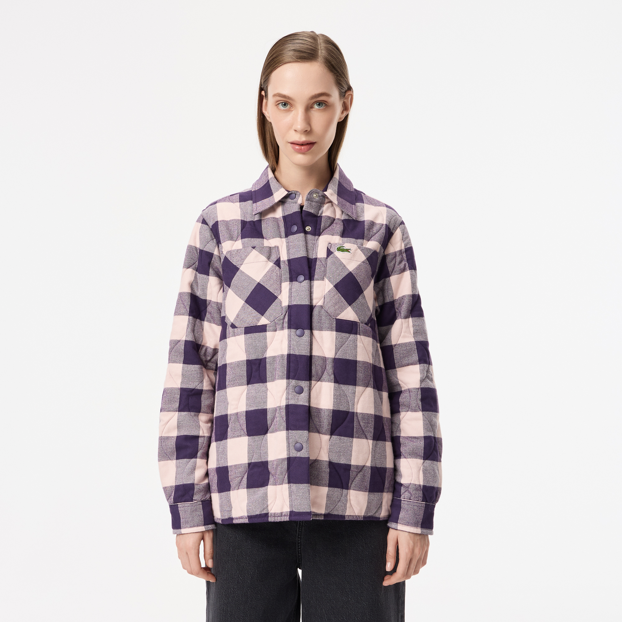 

Женская рубашка Lacoste, Фиолетовый
