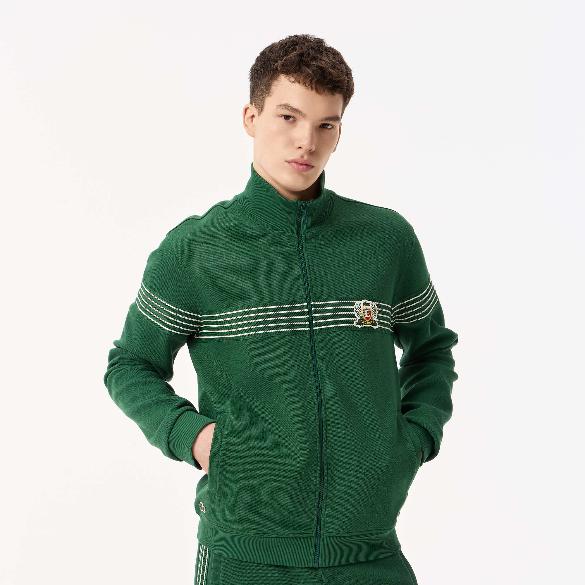Мужская толстовка Lacoste SH0506, зеленый, арт. SH0506