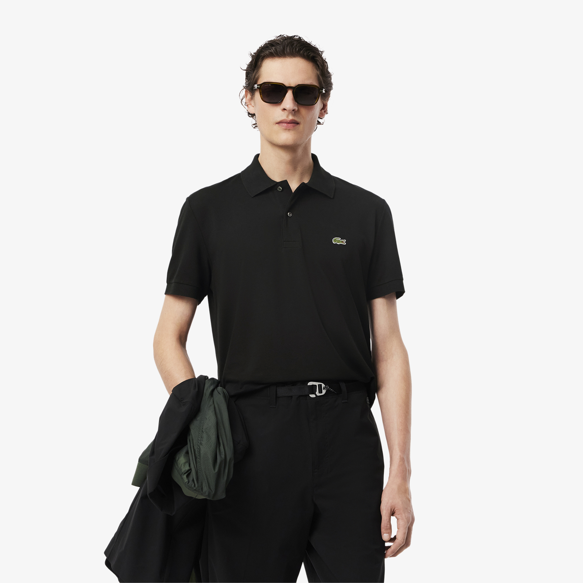 Мужское поло Lacoste, черный, арт. PH9851