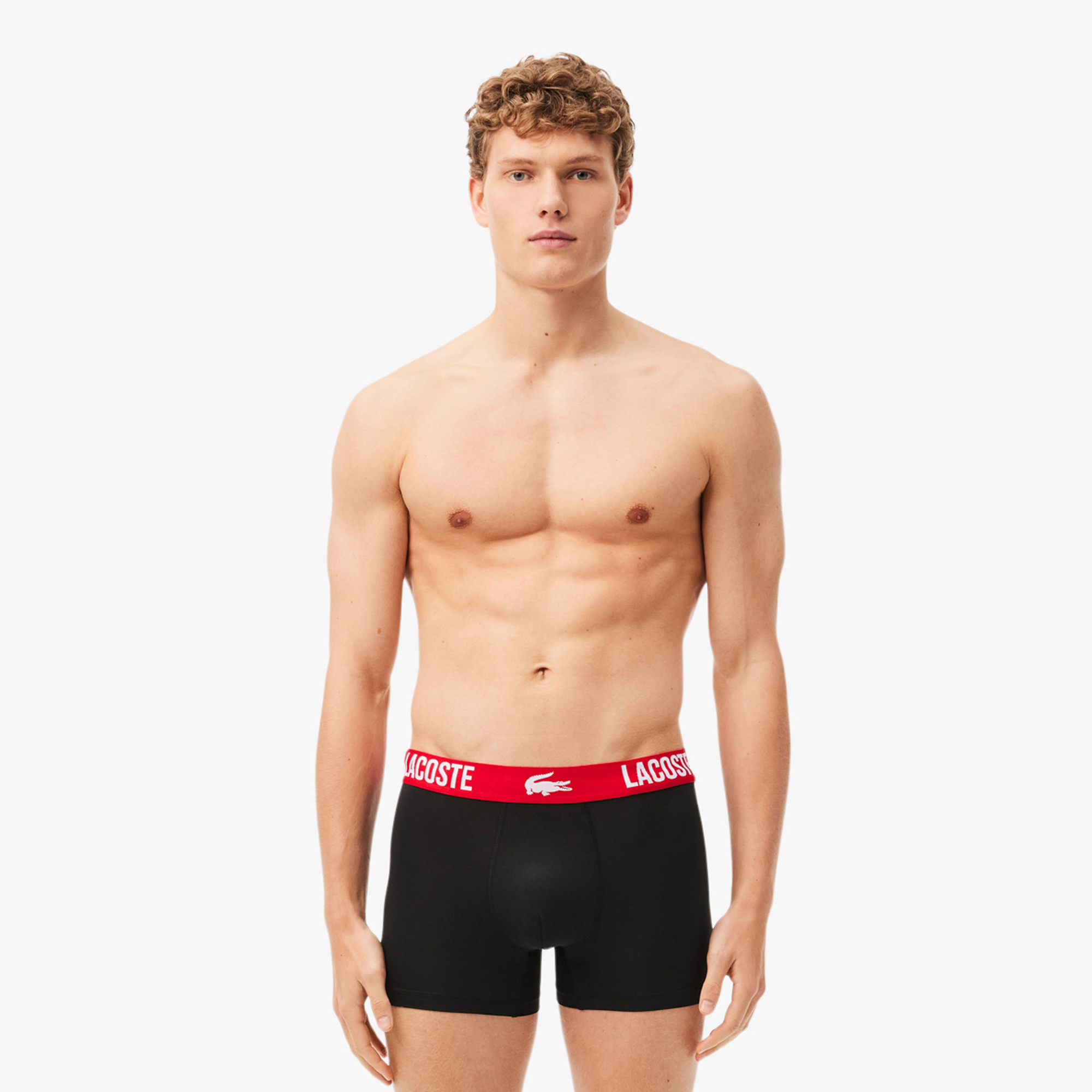 

Мужское нижнее бельё Lacoste (3 шт.), Чёрный