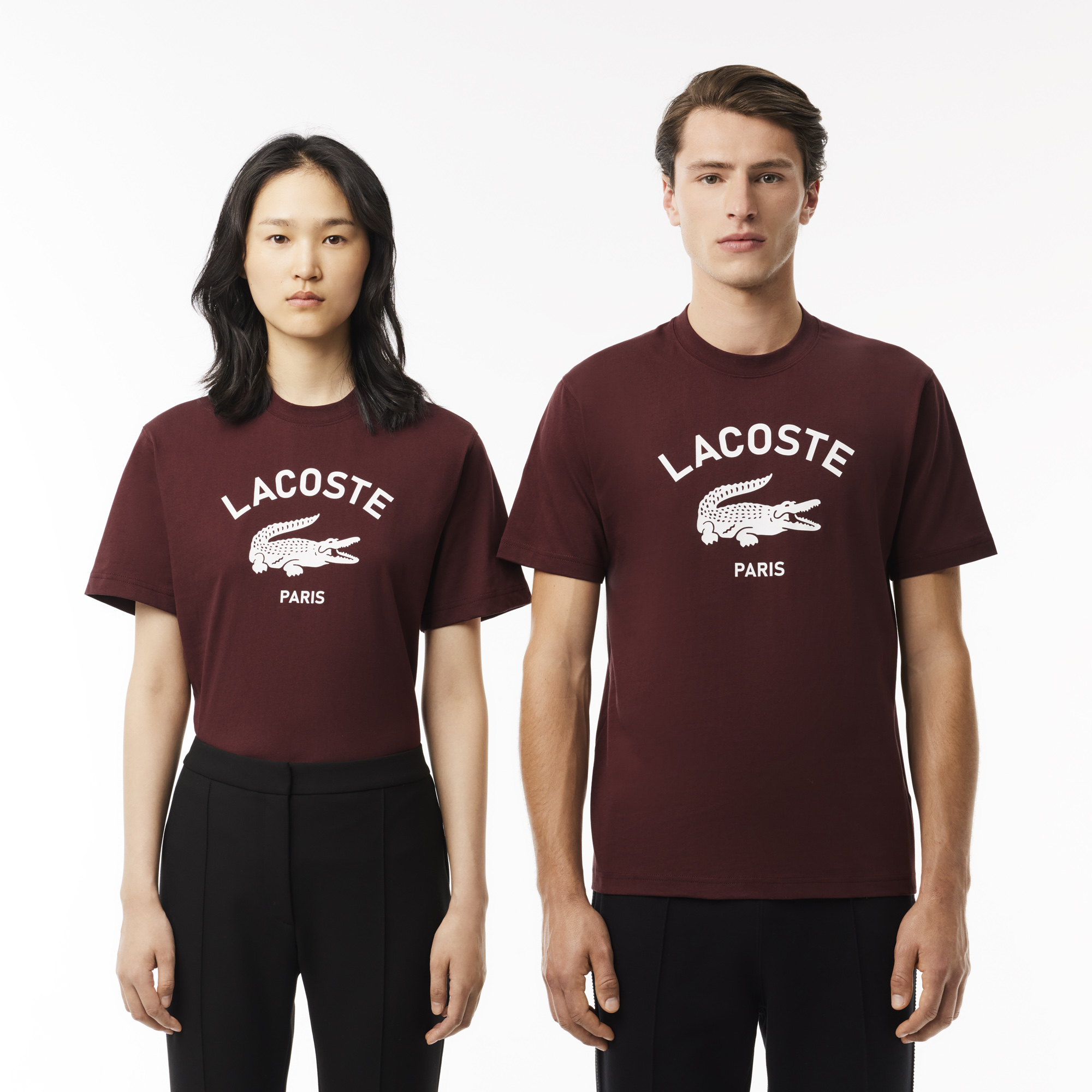 Футболка Lacoste унисекс, бордовый, арт. TH2733