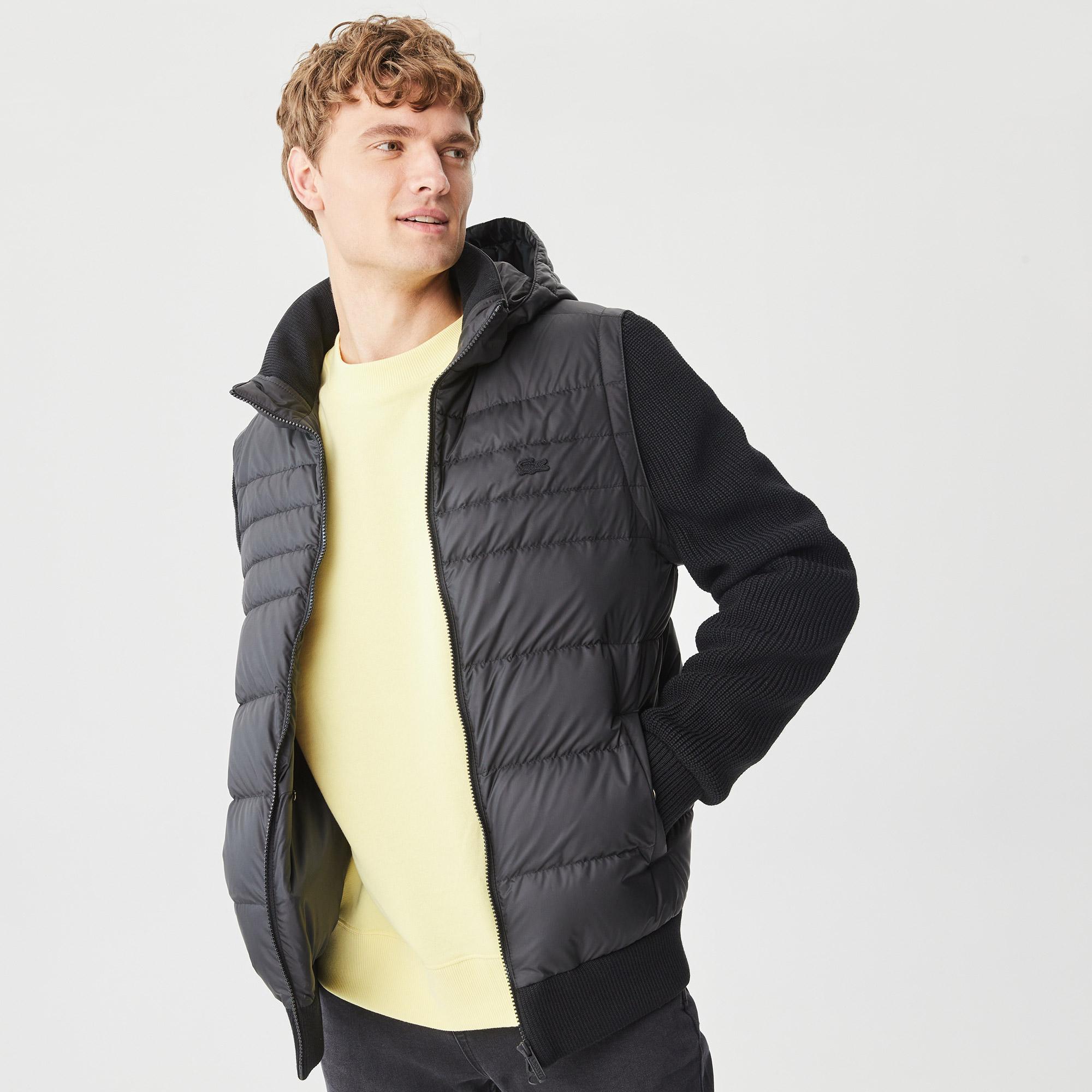 Мужская куртка Lacoste со съемными рукавами, черный, арт. BH2313