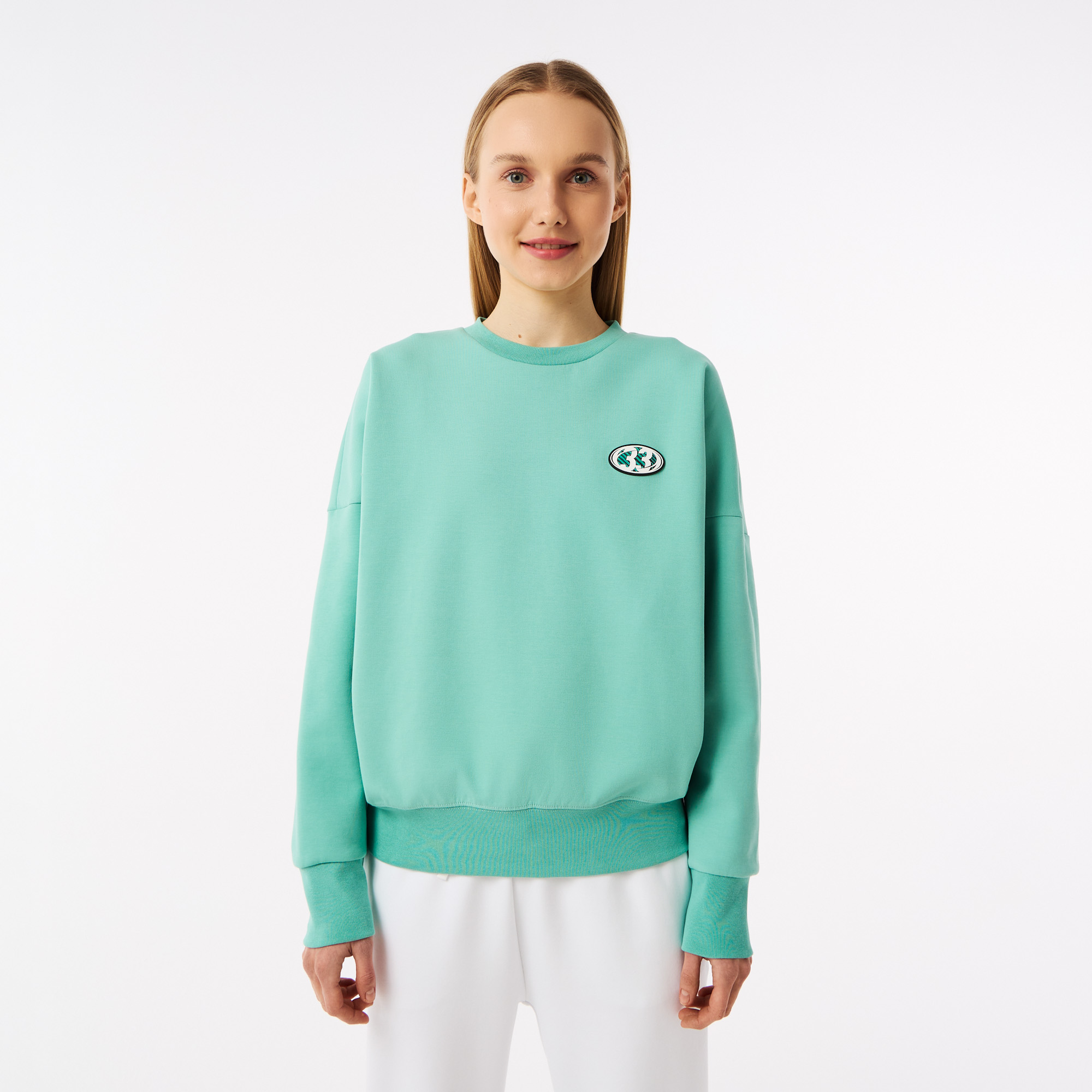 Свитер женский Lacoste, голубой, арт. SF0312