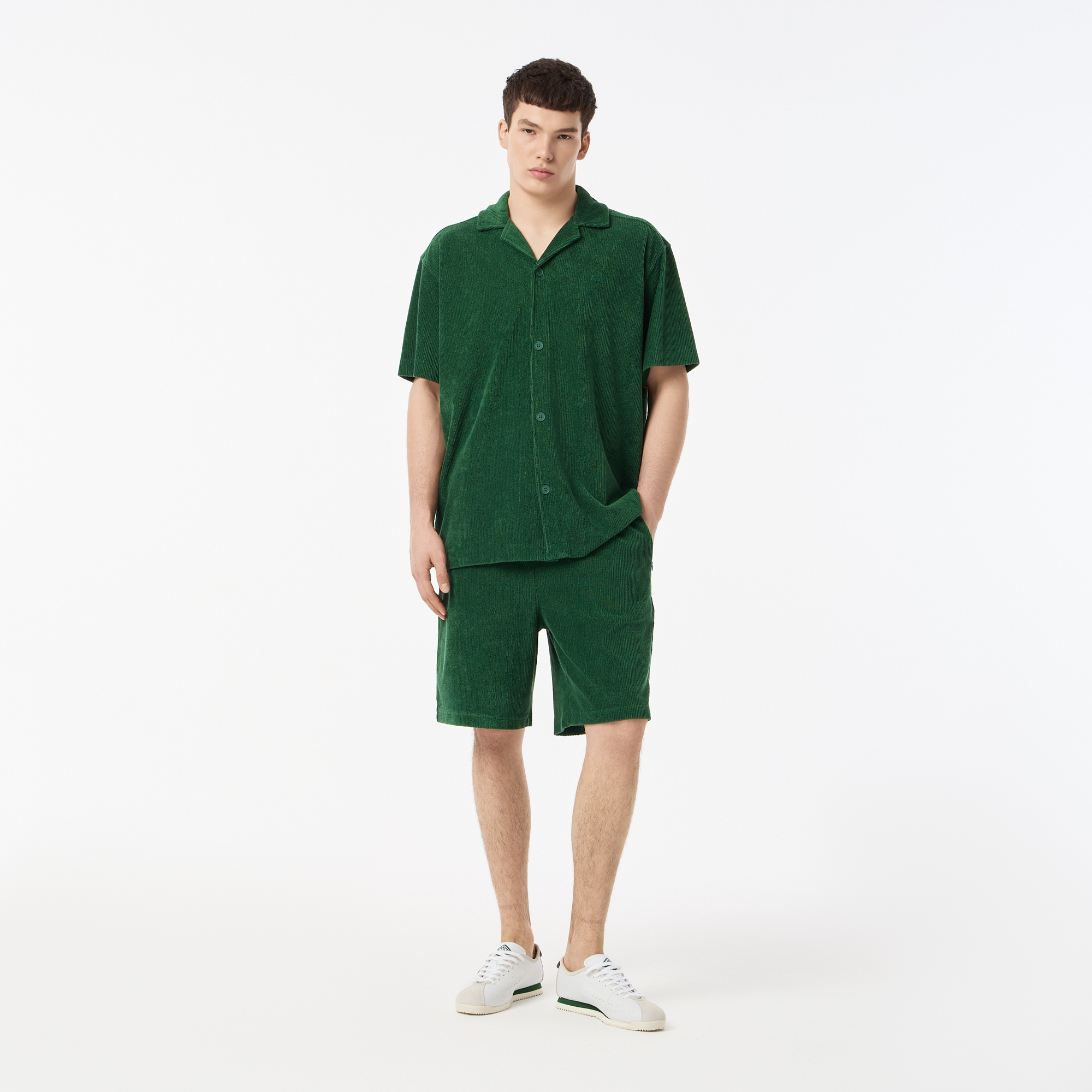 

Мужские шорты Lacoste из хлопка, Зелёный