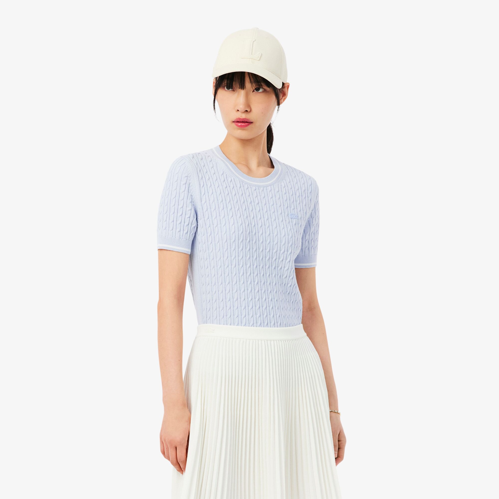 Женский свитер Lacoste, голубой, арт. AF9862