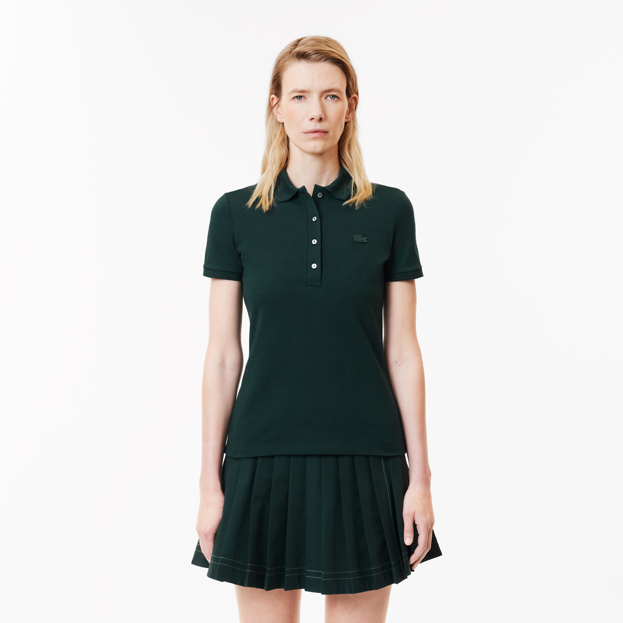 Женское поло Lacoste, зеленый, арт. PF5462